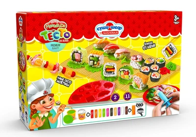 Дитячий набір Danko Toys Тісто для ліплення Master Do Шеф-повар Суші TMD-10-02U