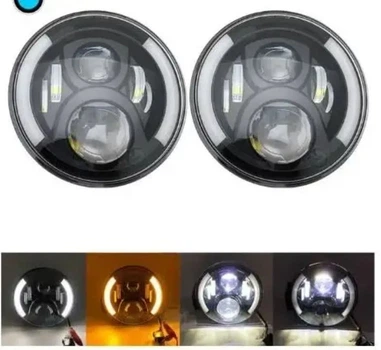 Штатні LED фари 2шт 120Вт на Нива, УАЗ 469, ВАЗ 2101, 2121, FJ Cruiser, мотоцикл, мото 7 дюйм