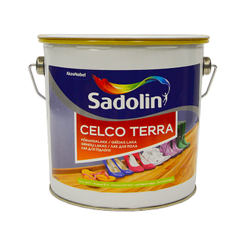 Sadolin Celco Terra - Лак для пола, 2.5 л., Бесцветный, Полуматовый