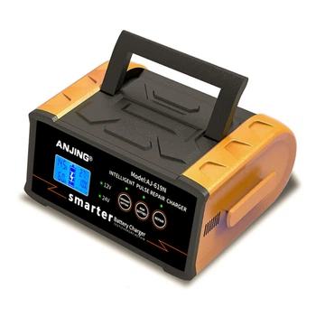 Интеллектуальное зарядное устройство Anjing AJ-619N 12V/ 24V 300W для гелевых, кислотных, AGM аккумуляторов