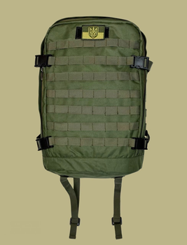 Рюкзак тактичний Getman армійський похідний 40л оливковий, універсальний чоловічий для ЗСУ