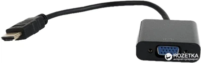 Adapter Cablexpert HDMI - VGA 0,15 m (A-HDMI-VGA-04)