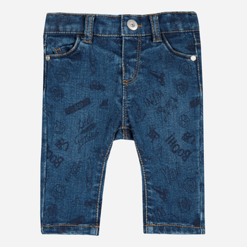 Jeans Chicco 090.08075-085 80 cm średni niebieski (8054707439238)