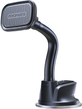 Автодержатель для телефона магнитный Promate MagMount-L Black (magmount-l.black)