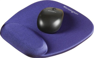 Коврик для мыши с подушкой под запястье Kensington Blue (64271)