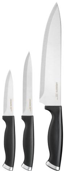 Набор ножей Ardesto Gemini Gourmet 3 предмета черный (AR2103BL)