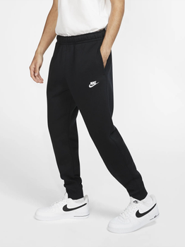 Спортивні штани Nike Club Jogger BV2671-010 3XL Black/Black/White (193147707533)