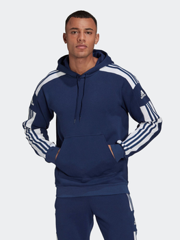 Bluza męska z kapturem kangurka Adidas Squadra 21 Hoody GT6636 XXL Granatowa (4064045295049)