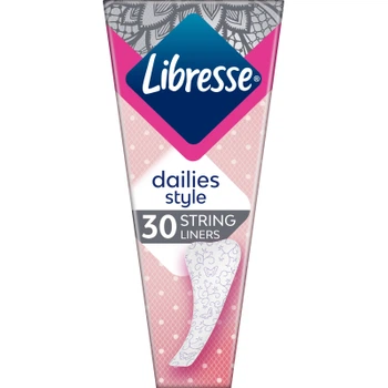 Ежедневные прокладки Libresse Daily Fresh String 30 шт. (7310791193892)