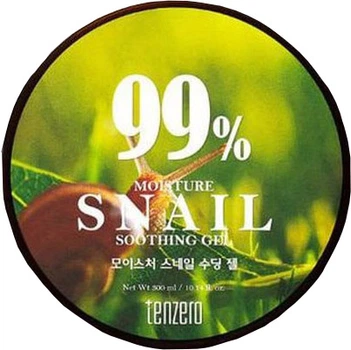 Увлажняющий гель для кожи с муцином улитка Tenzero 99% Moisture Snail Soothing Gel 300 мл (8809628883017)