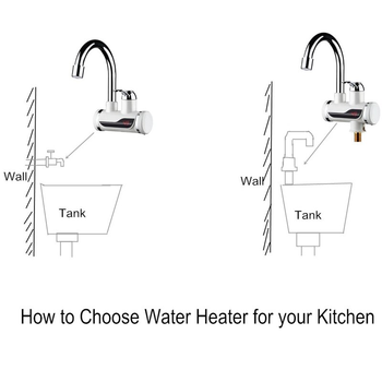 Водонагреватель с душем Instant electric heating Faucet FT003 (с нижнее подключение)