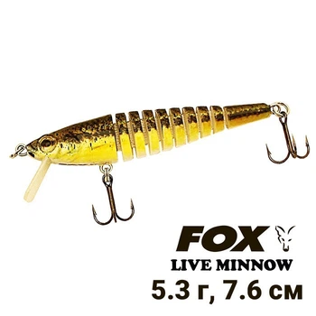 Составной воблер Fox Live Minnow LM7-473
