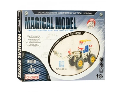 Конструктор металлический Трактор, Magical Model (816B-10), 139 дет.