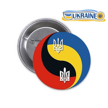 Значок Ukraine UA Украина Патриотический #33