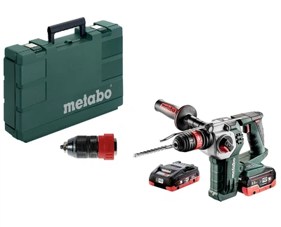 Аккумуляторный перфоратор Metabo KHA 18 LTX BL 24 Quick, 18 В, аккумуляторный блок LiHD (18 В / 4,0 Ач / 5,5 Ач) (Кейс) 600211540 (5912)