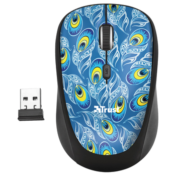 Мышь Trust Yvi Wireless Peacock (TR23388)