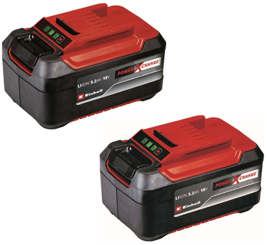 Аккумулятор Einhell X-Change 18 В Li-Ion 5.2 Ач PXC Plus 2 шт (4511526)