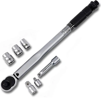 Динамометричний ключ із торцевими головками S&R 3/8" 19-110 Hm (465038110)