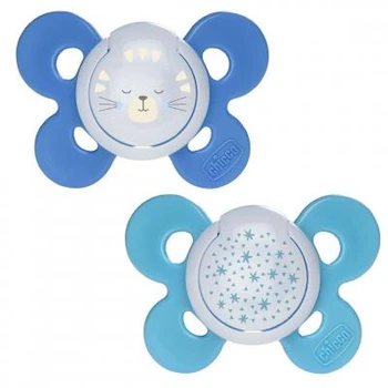 Пустушка Chicco Physio Comfort силіконова 16-36 міс 2 шт блакитна (74935.42.00.00)