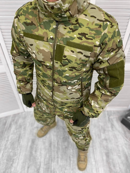 Зимовий тактичний костюм Softshell MultiCam Мультикам XL