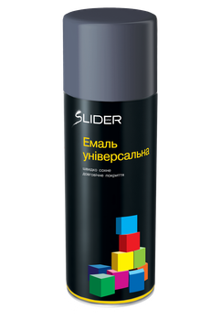 Фарба універсальна Slider 7016 антрацит матова 400мл