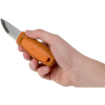 Нож Morakniv Eldris Neck Knife Orange с огнивом, ножнами и темляком из паракорда