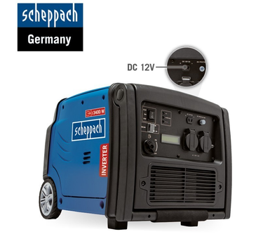 Інверторний бензиновий генератор Scheppach 3400i, 3,4 кВт