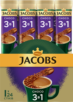 Кофейный напиток Jacobs Monarch 3в1 FD Choco 15 г х 24 шт (8714599107584)