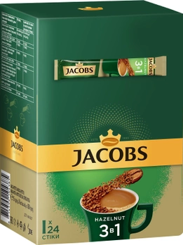 Кофейный напиток Jacobs Monarch 3в1 FD Hazelnut 15 г х 24 шт (8714599104415)