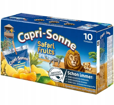 Блок соків Capri Sun Safari Fruits 10x200 мл