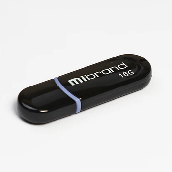 Флеш-накопичувач Mibrand USB 2.0 Panther 16Gb Black (MI2.0/PA16P2B)
