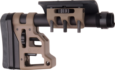 Приклад MDT Skeleton Carbine Stock 9.75’’. Материал алюминий. Цвет песочный