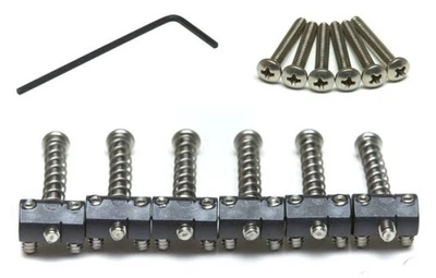 Набор сёдел для гитар GRAPH TECH PS-8166-00 String Saver Saddle Barrel I.O.S. 6-Pce Tele Style (6 Pcs)