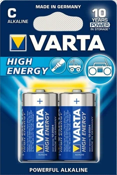 Лужні Батарейки VARTA 4914 (LR14) Long Life Power (High-Energy) 2 шт.