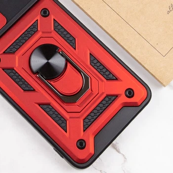 Удароміцний чохол Camshield Serge Ring для Xiaomi Redmi Note 12 Pro 5G Червоний