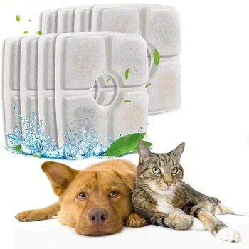 Комплект фільтрів для питного фонтану змінний 3 шт Pet Water FOUNTAIN вугільні фільтри для автоматичної напувалки