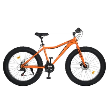 Велосипед горный фэтбайк Profi Avenger 26 дюймов рама 17" (Оранжевый)
