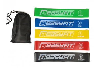 Резинки для фитнеса EasyFit Gemini набор 5 шт