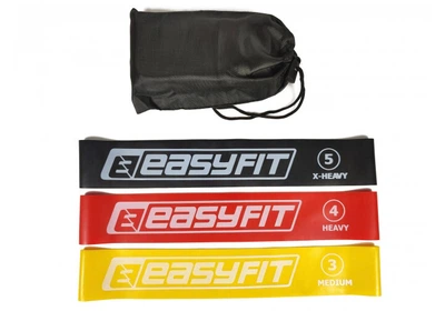 Гумки для фітнесу EasyFit набір 3 шт