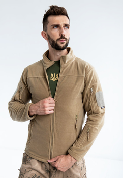 Тактична куртка флісова Soft Shell койот Logos 2464-07 XL