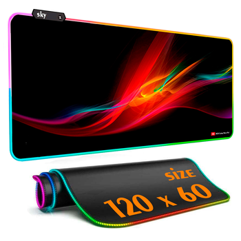 Геймерський килимок для мишки SKY (GMS-WT 12060/147) Gradient / RGB підсвічування / 120x60 см