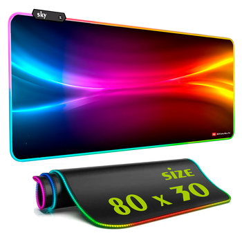 Геймерский коврик для мышки SKY (GMS-WT 8030/148) Gradient / RGB подсветка / 80x30 см