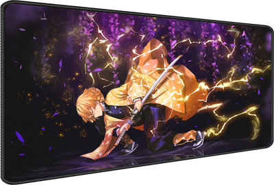 Игровая поверхность (Коврик для мышки) SHLab Demon Slayer Zenitsu Agatsuma SHM-710 (70х30 см) (30400)