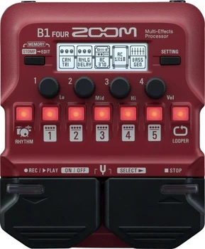 Бас-гитарный процессор Zoom B1FOUR