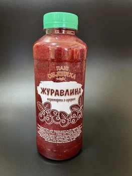 Натуральный чай концентрат Клюква ПАНІ ОБЛІПИХА 0.5 кг