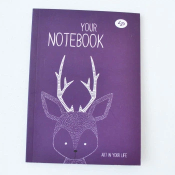Блокнот В6 с цветными листами Profi Artbook Violet 128 страниц арт. 50292