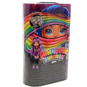 Ігровий набір з лялькою-сюрпризом Poopsie Rainbow Girls Фіолетова або Блакитна Леді, в закритому тубусі (561347)