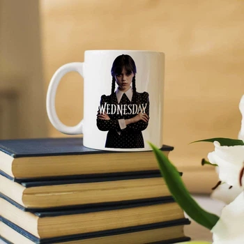 Оригинальная чашка с персонажами сериала «Уэнздей - Wednesday» (ART_805)