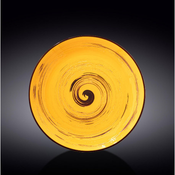 Wilmax.Spiral.Yellow.Тарілка кругла 20.5см