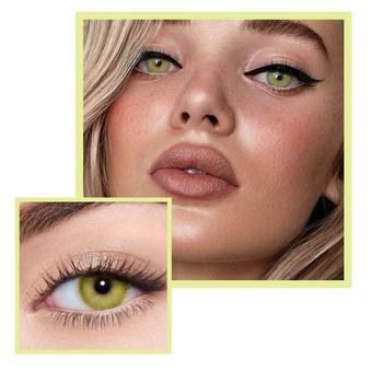 Лінзи кольорові GMP Fresh lady Polar Lights/Yellow Green Жовто-зелені (N-01)